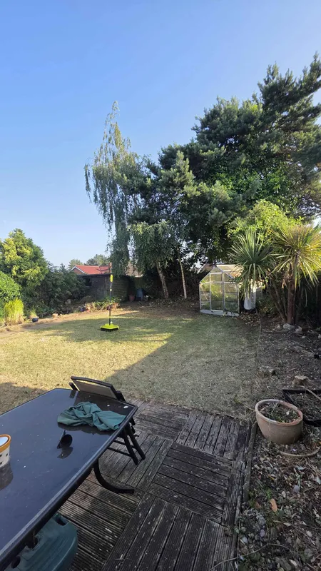 Cut lawn and cleared garden access after GreenRun work